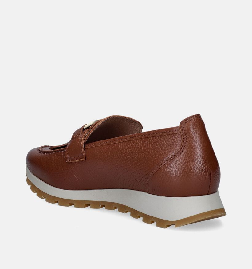 Scapa Cognac Instappers voor dames (347710) - geschikt voor steunzolen