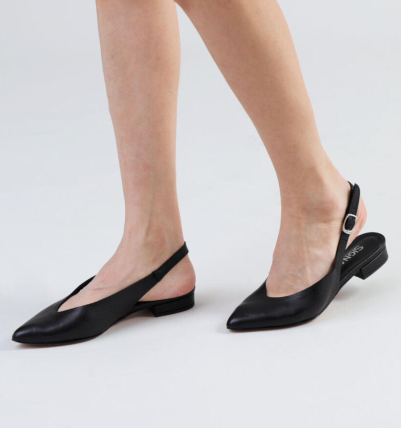 Signatur Ballerines en Noir pour femmes (337938)