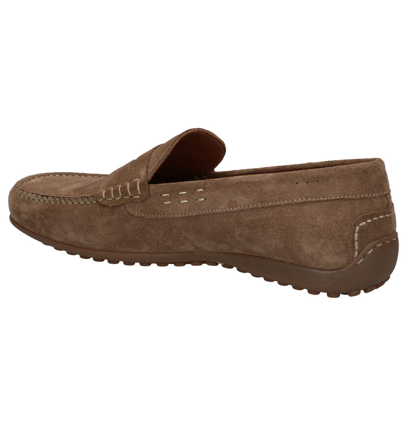 Ambiorix Gondola Mocassins en Beige en daim (291016)