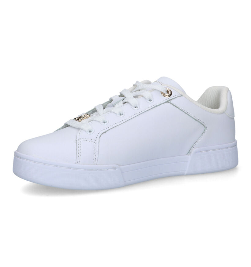 Tommy Hilfiger Court Witte Sneakers in leer (318207)