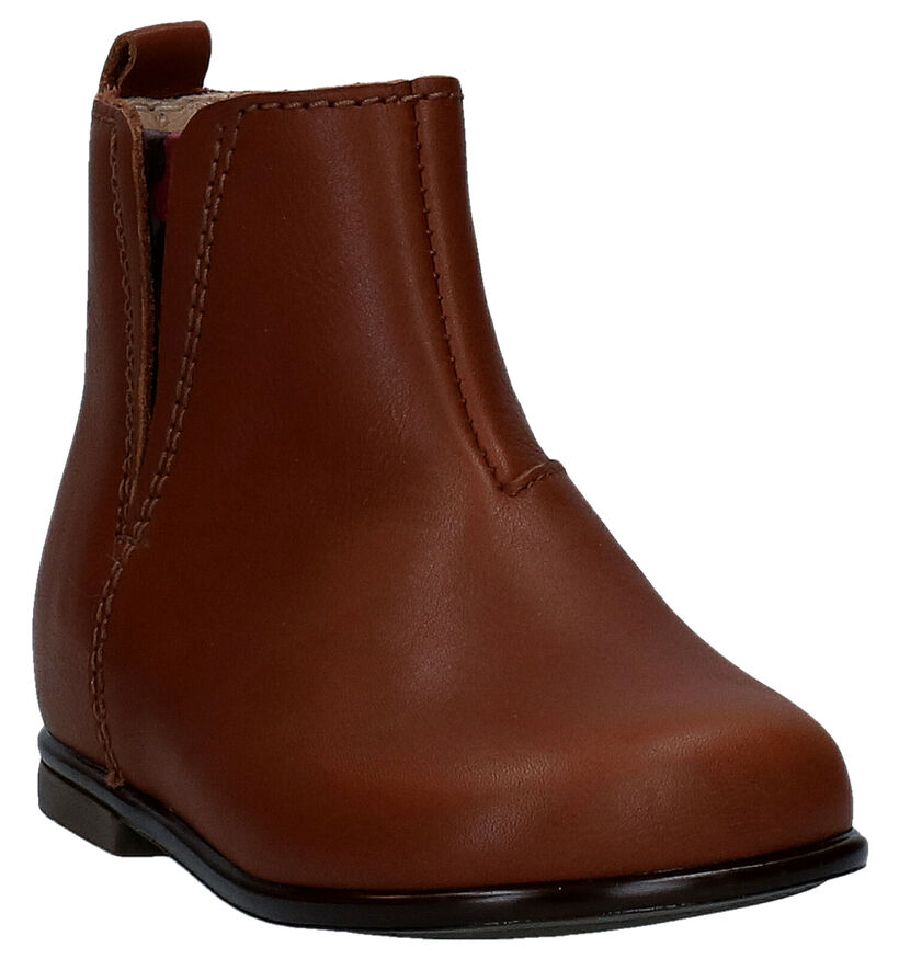 Beberlis Bottes pour bébé en Cognac en cuir (281158)