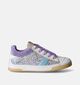 STONES and BONES Wit/Paarse Sneakers Glitter voor meisjes (358294) - geschikt voor steunzolen