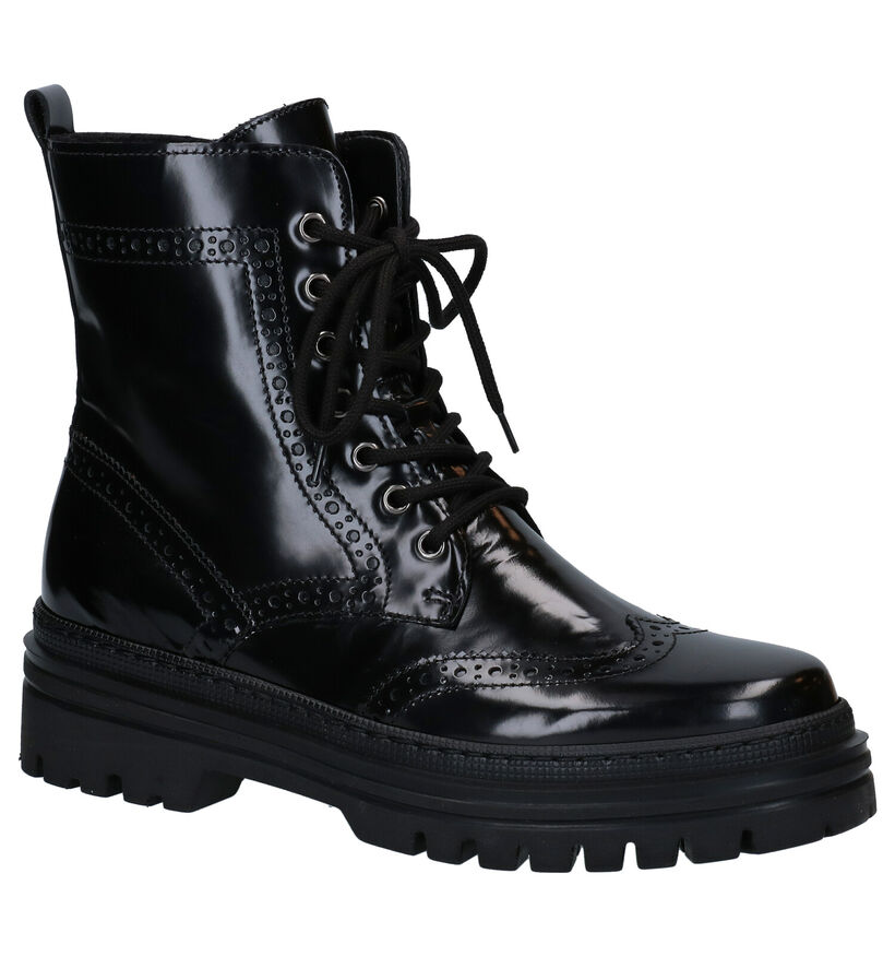 Gabor Best Fitting Bottines en Noir en cuir (282395)