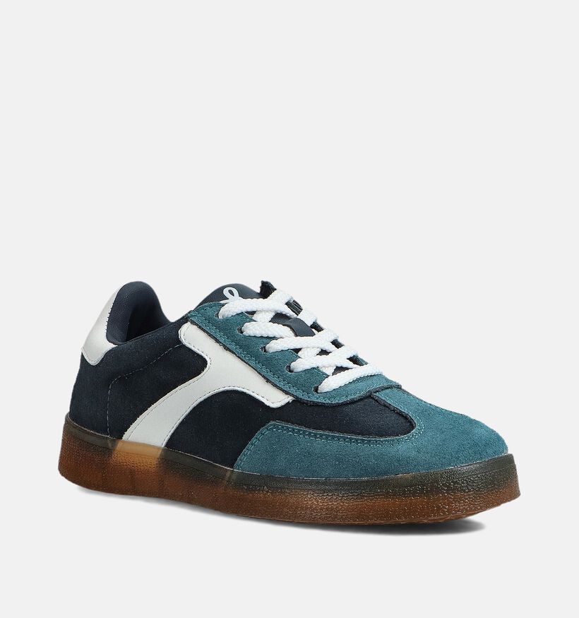 Milo & Mila Blauwe Sneakers voor jongens, meisjes (363308) - geschikt voor steunzolen