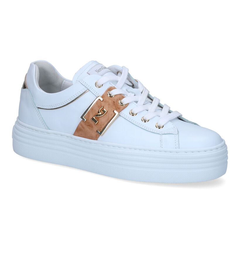 NeroGiardini Witte Sneakers in leer (307955)