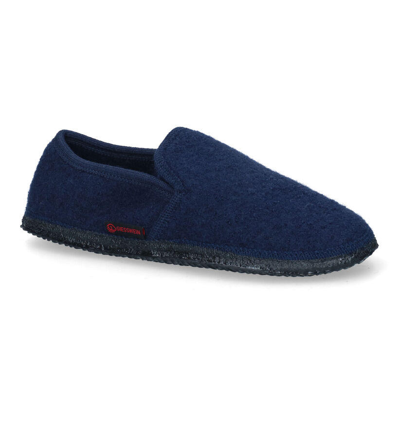 Giesswein Niederthal Pantoufles en Bleu pour hommes (333629)