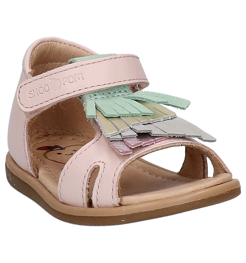 Shoo Pom Roze Sandalen in leer (268765)