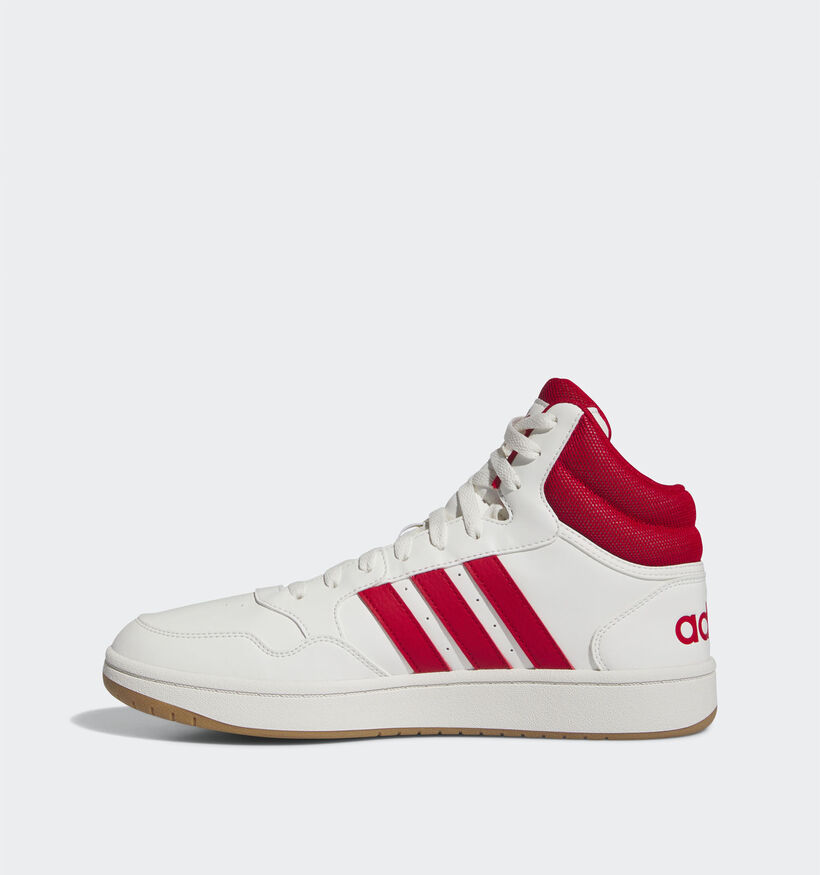 adidas Hoops 3.0 Mid Witte Sneakers voor dames (329410) - geschikt voor steunzolen