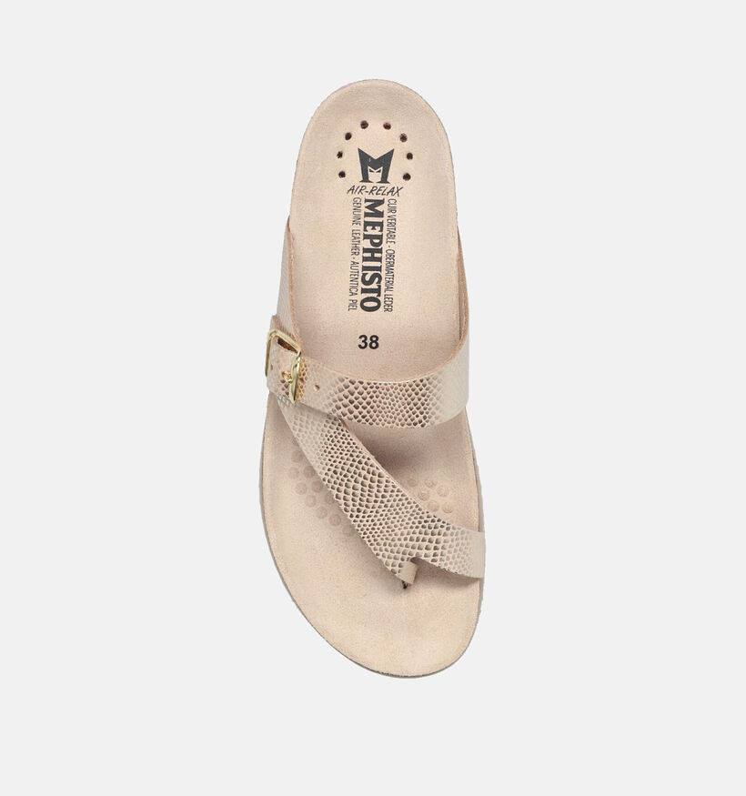 Mephisto Helen Gouden Teenslippers voor dames (354279)