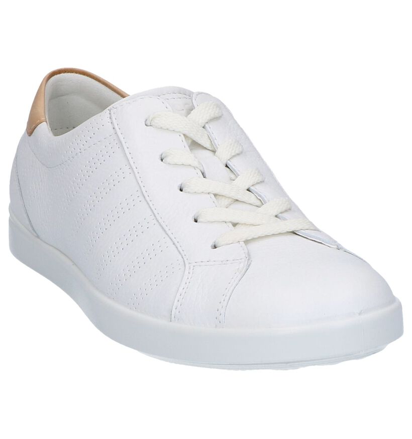 ECCO Leisure Ecru Veterschoenen in leer (287317)