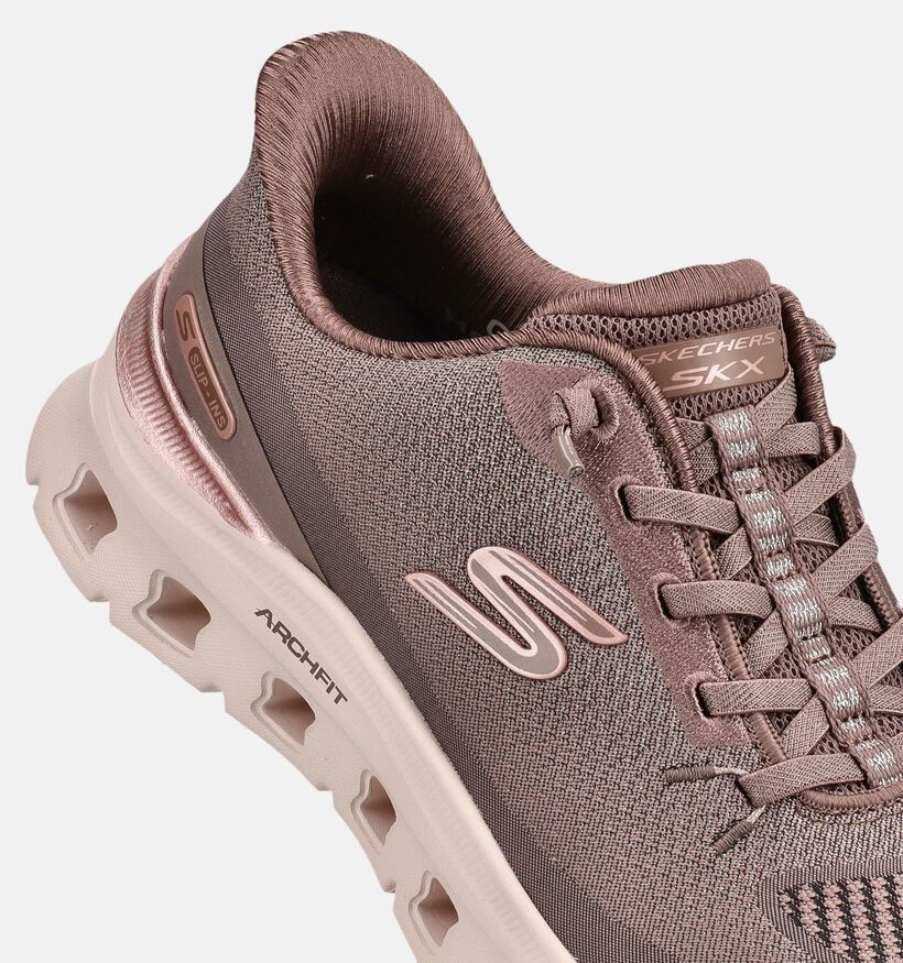 Skechers Arch Fit Glide-Step Pro Bruine Sneakers voor dames (376997)