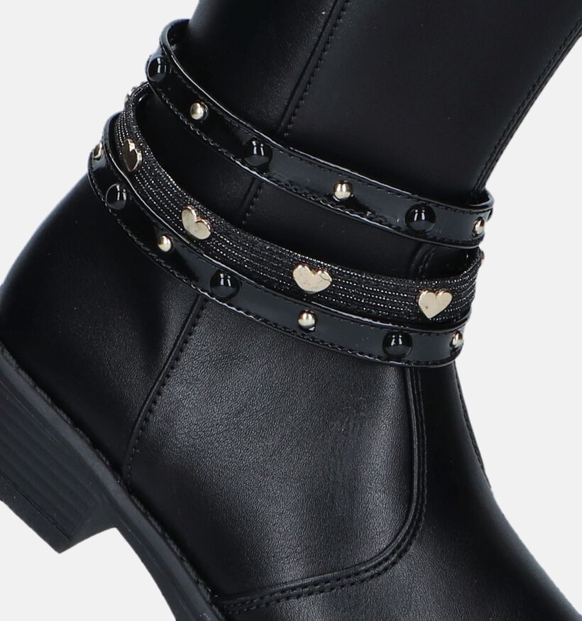 Asso Bottes hautes en Noir pour filles (346921)