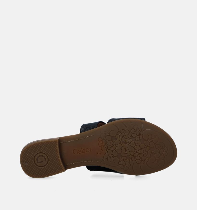 Gabor Comfort Zwarte Slippers voor dames (339500)