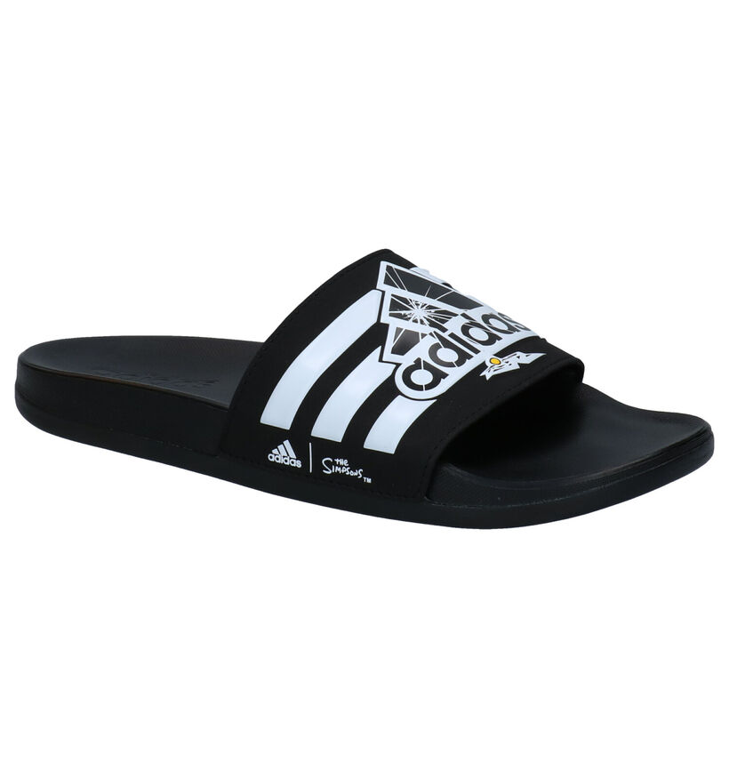 adidas Adilette Comfort Zwarte Slippers in kunststof (293429)