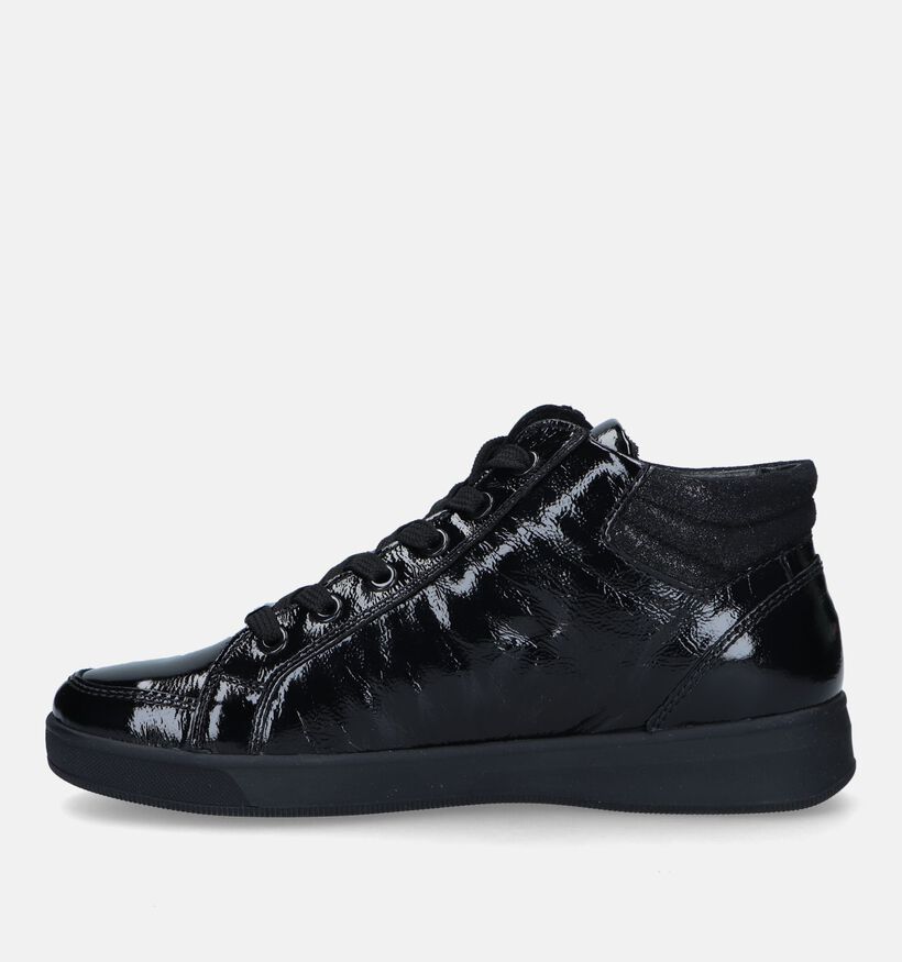 Ara Om-St-High-Soft Zwarte Sneakers voor dames (330278) - geschikt voor steunzolen