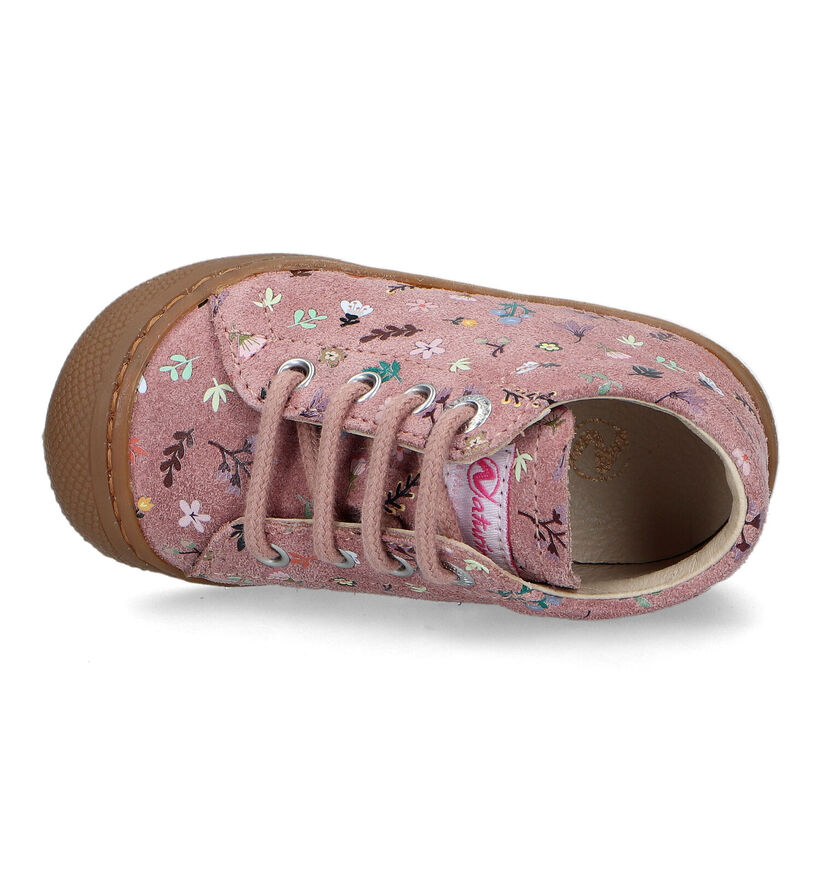 Naturino Cocoon Roze Babyschoenen voor meisjes (331580) - geschikt voor steunzolen