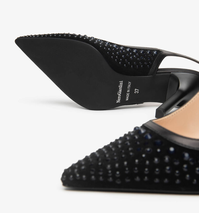 NeroGiardini Talons hauts Slingback en Noir pour femmes (370762)