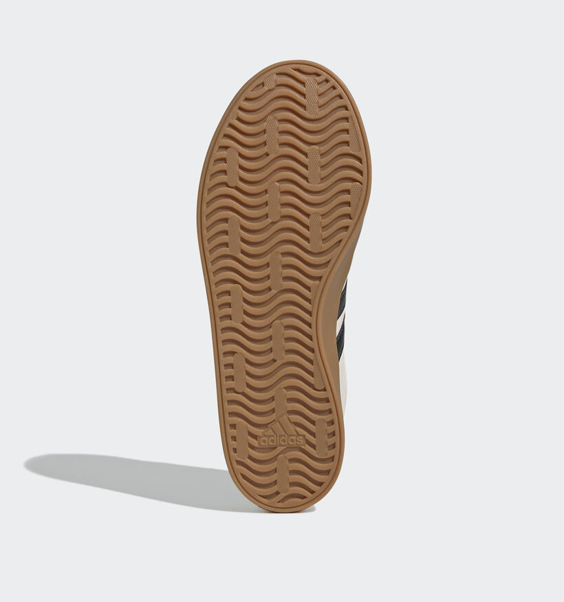 adidas VL Court 3.0 Baskets en Écru pour femmes (357131) - pour semelles orthopédiques