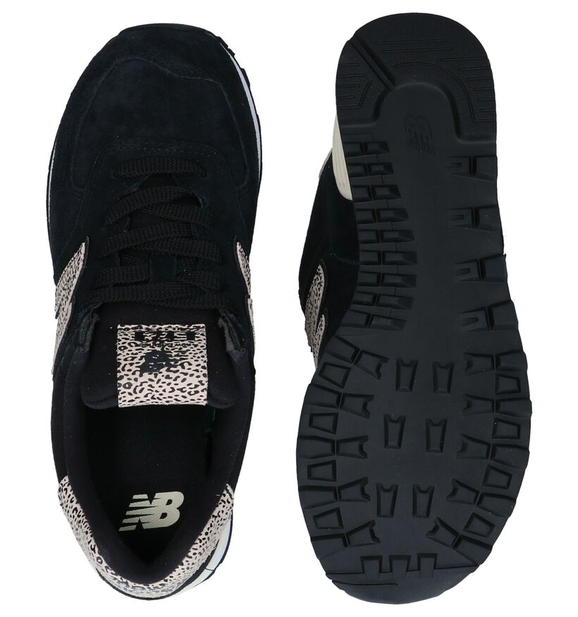 New Balance WL 574 Baskets en Vert pour femmes (349411) - pour semelles orthopédiques