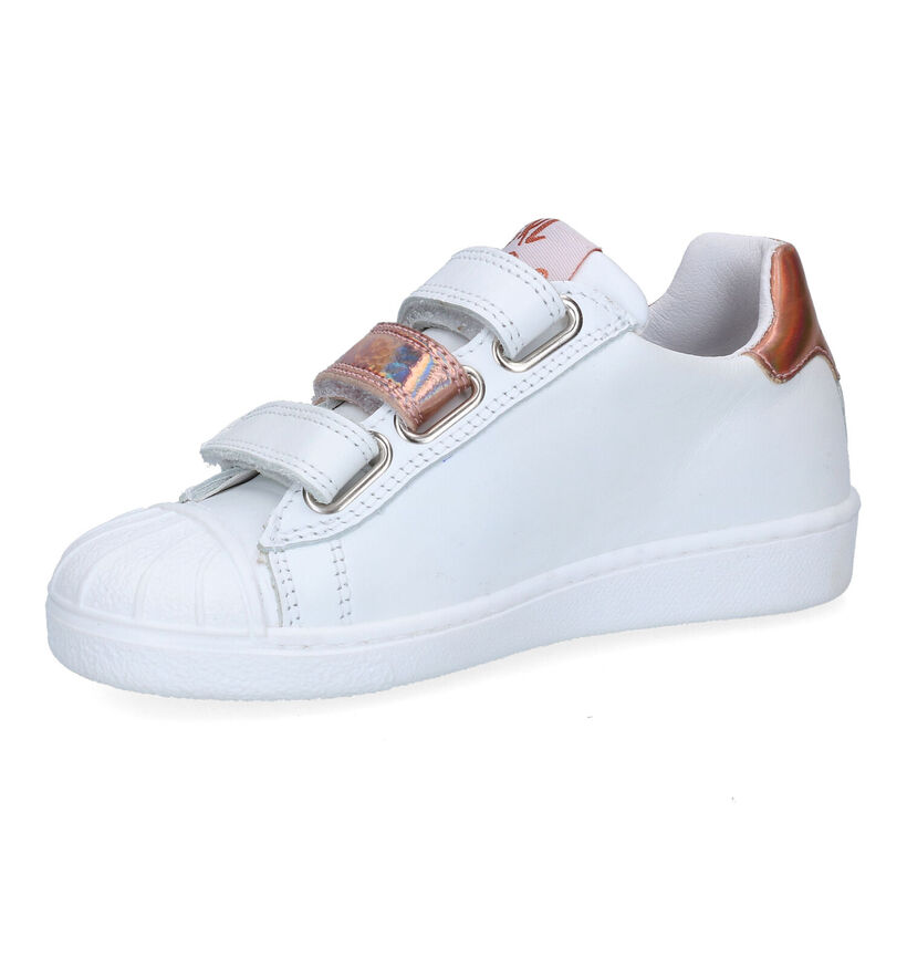 Little David Nikk 2 Chaussures à velcro en Blanc pour filles (309466) - pour semelles orthopédiques