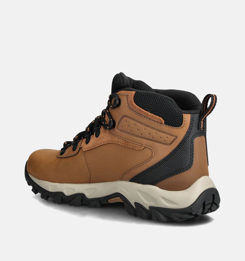 Columbia Newton Ridge Plus II Waterproof Cognac Wandelschoenen voor heren (359518) - geschikt voor steunzolen
