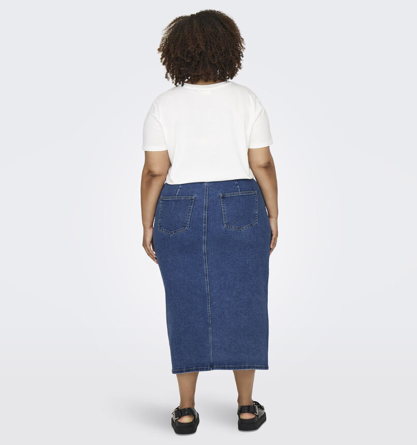 ONLY Carmakoma Jupe en Bleu Jeans pour femmes (371839)