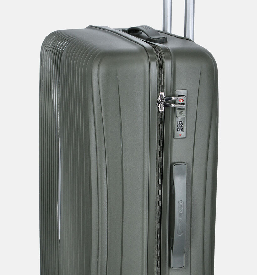 Love To Travel Groene Large Reiskoffer voor dames, heren (365832)