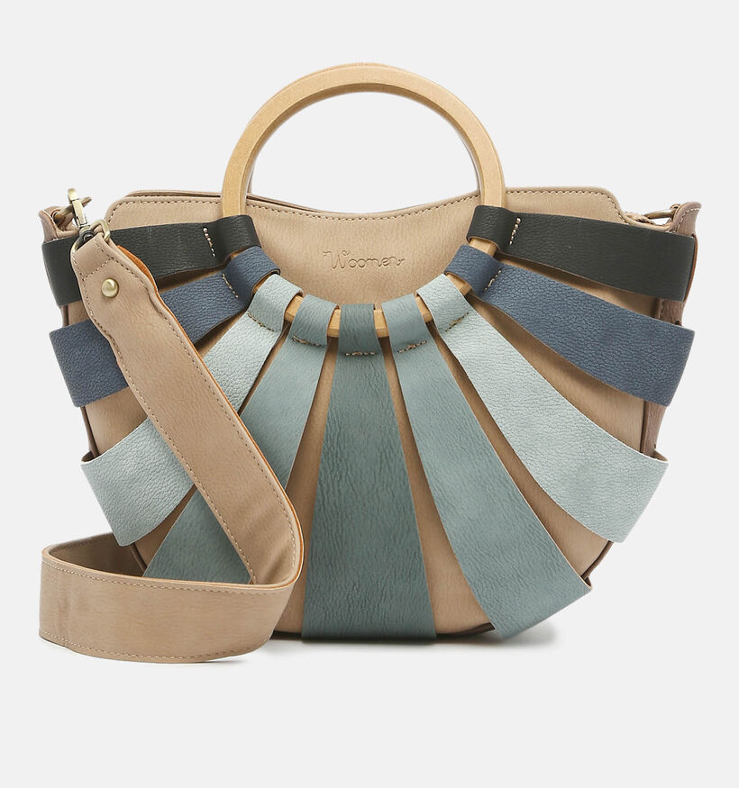 Woomen WAMA03 Amandier Sac à main en Bleu pour femmes (330801)