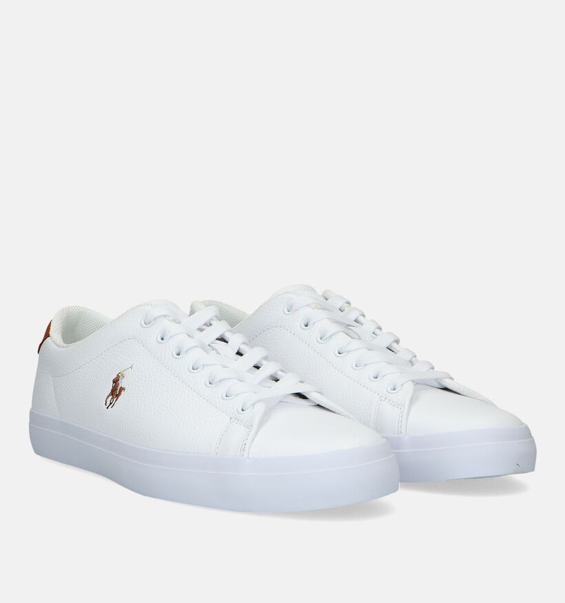 Polo Ralph Lauren Longwood Witte Veterschoenen voor heren (330027) - geschikt voor steunzolen