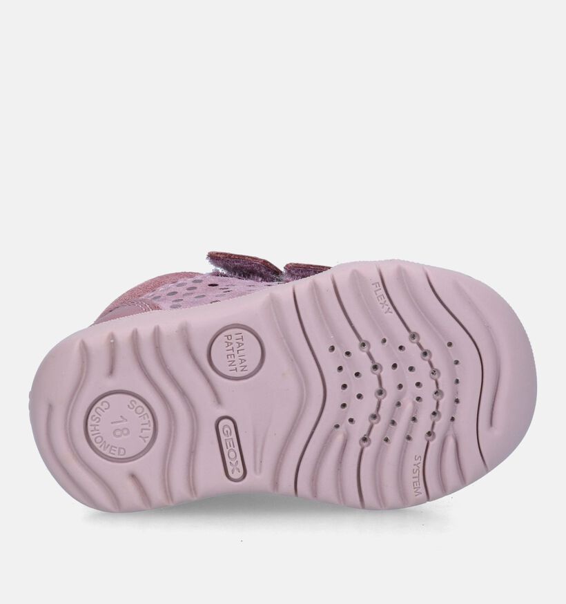 Geox Macchia Chaussures pour bébé en Rose pour filles (330098) - pour semelles orthopédiques
