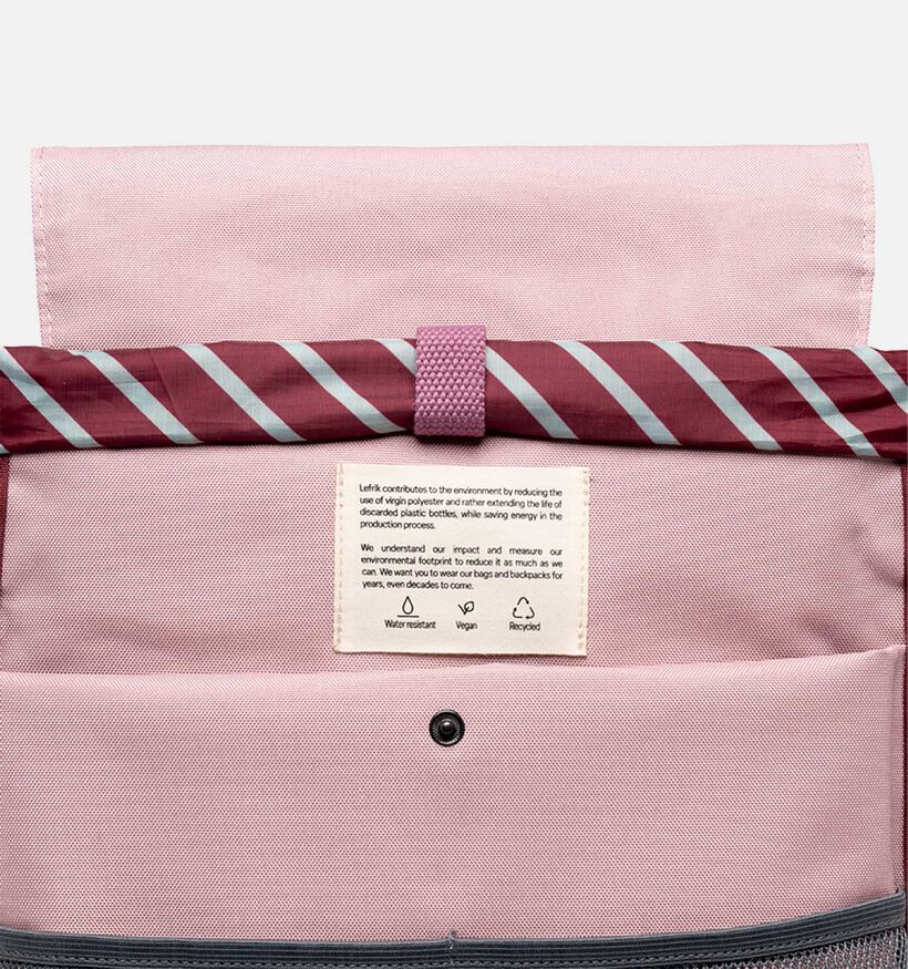 Lefrik Scout Stripes Roze Rugzak met laptopvak voor dames, heren, jongens, meisjes (345886)