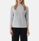 comma Lichtgrijze Pull Lange Mouwen voor dames (364467)