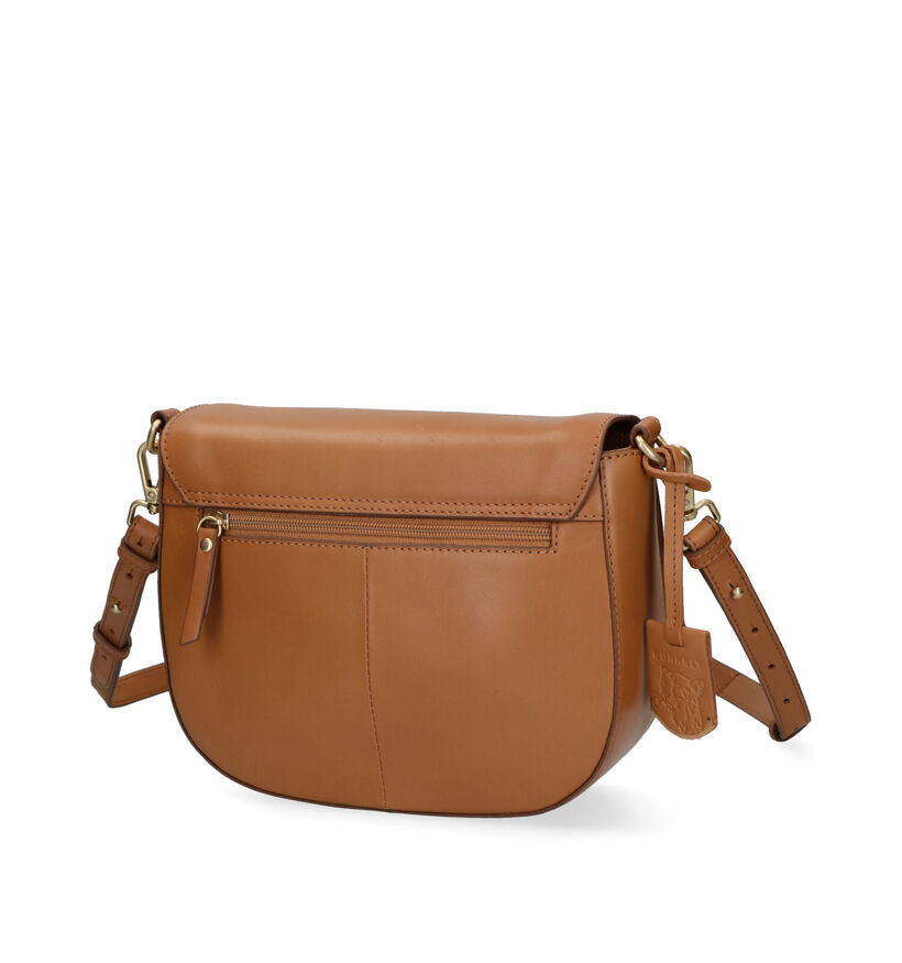 Burkely Parisian Paige Cognac Crossbody Tas in leer (309203)