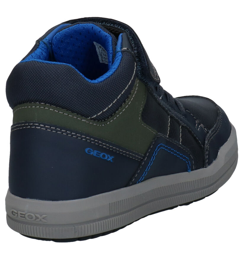 Geox Arzach Zwarte Sneakers in kunstleer (295084)