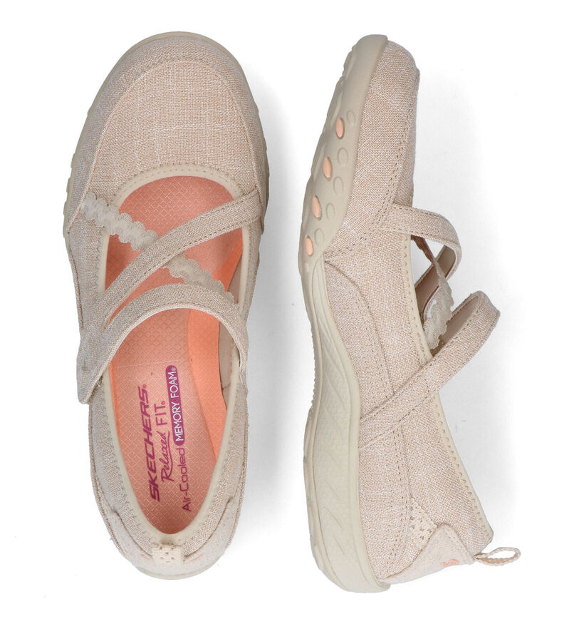 Skechers Breathe Easy Love Too Chaussures en Beige en textile (305524)
