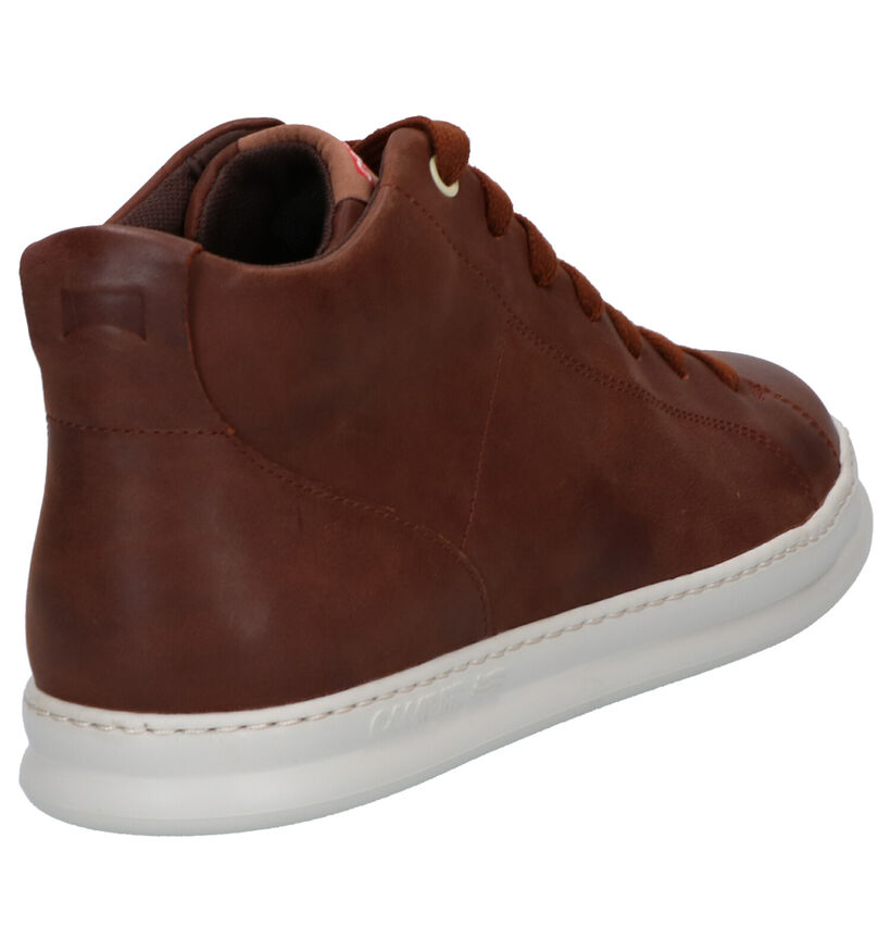 Camper Chaussures hautes en Cognac en cuir (256255)