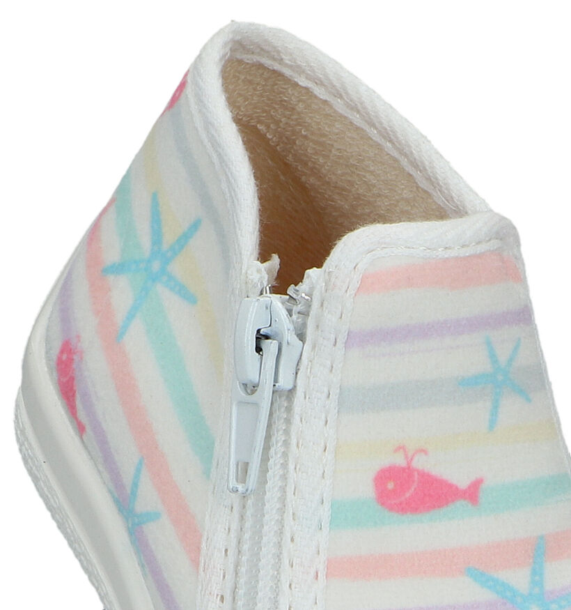 Bellamy Genial Pantoufles en Blanc pour filles (325273)