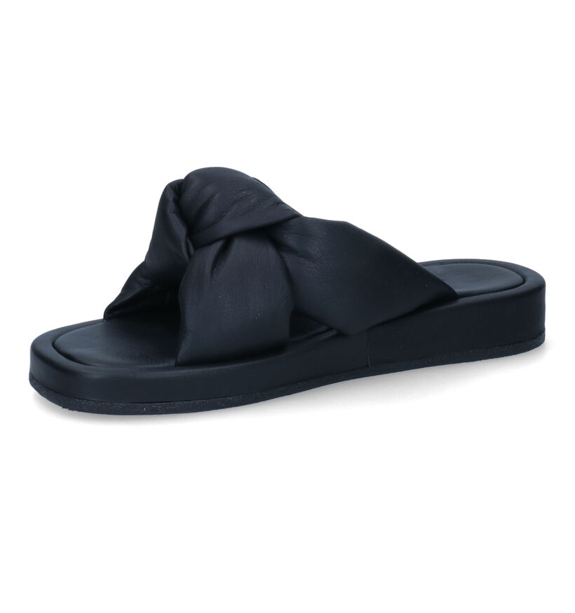 Inuovo Nu-pieds plates en Noir pour femmes (309459)