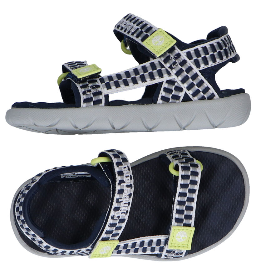 Timberland Perkins Row Webbing Sandales en Vert pour garçons (305833)