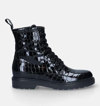 Veterboots zwart