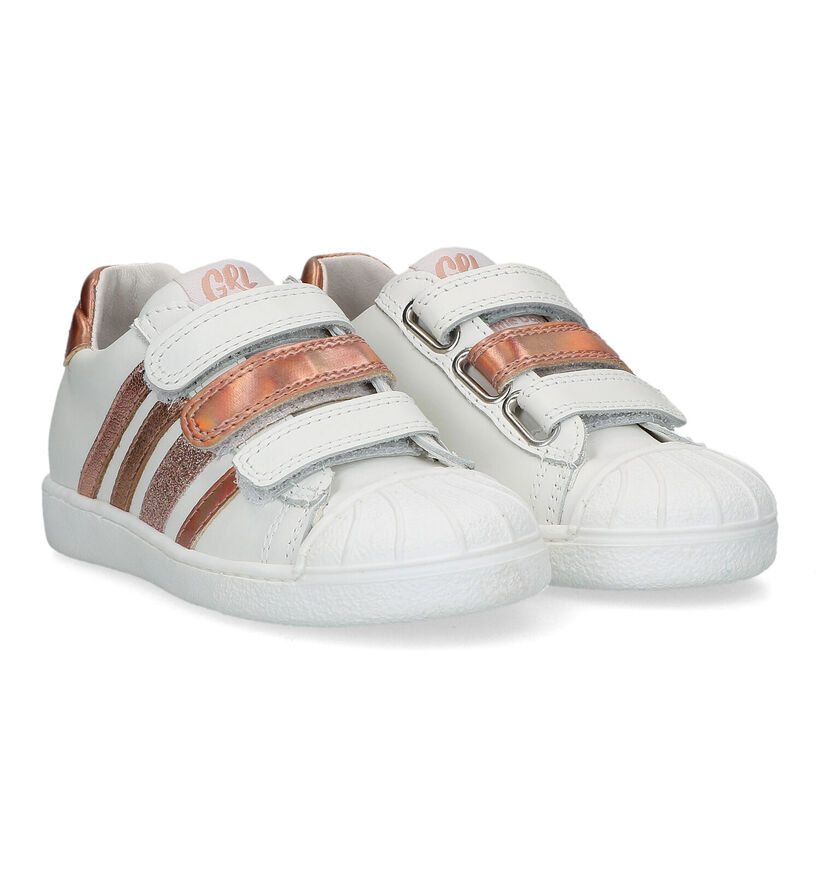 Little David Fia Witte Sneakers voor meisjes (323852) - geschikt voor steunzolen