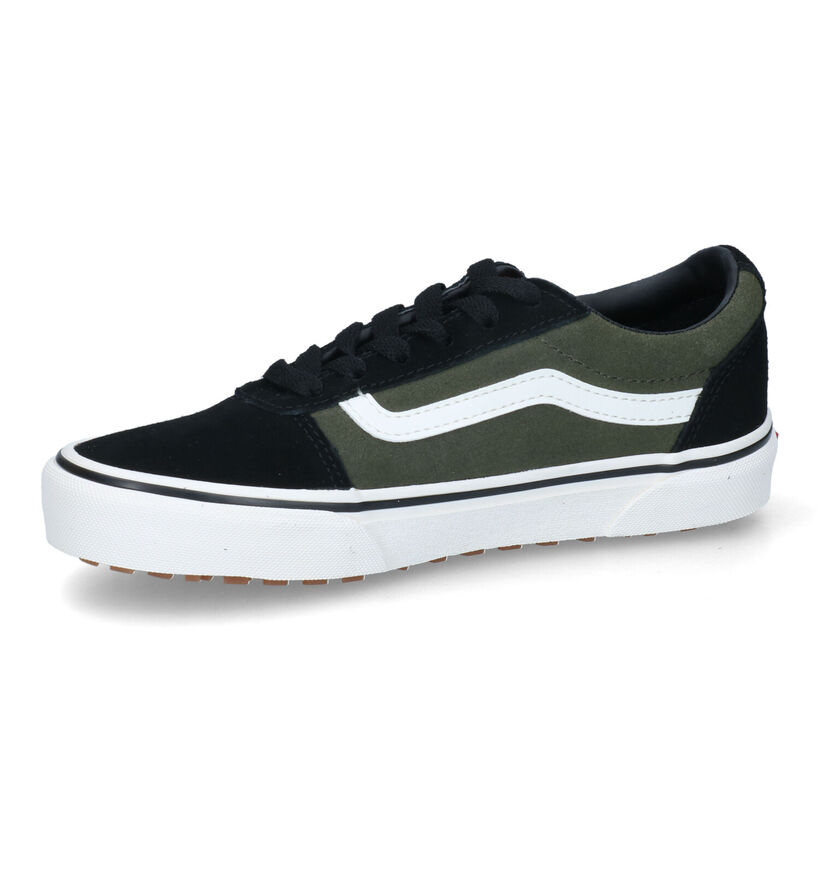 Vans Ward Zwart/Kaki Sneakers voor jongens (317522)