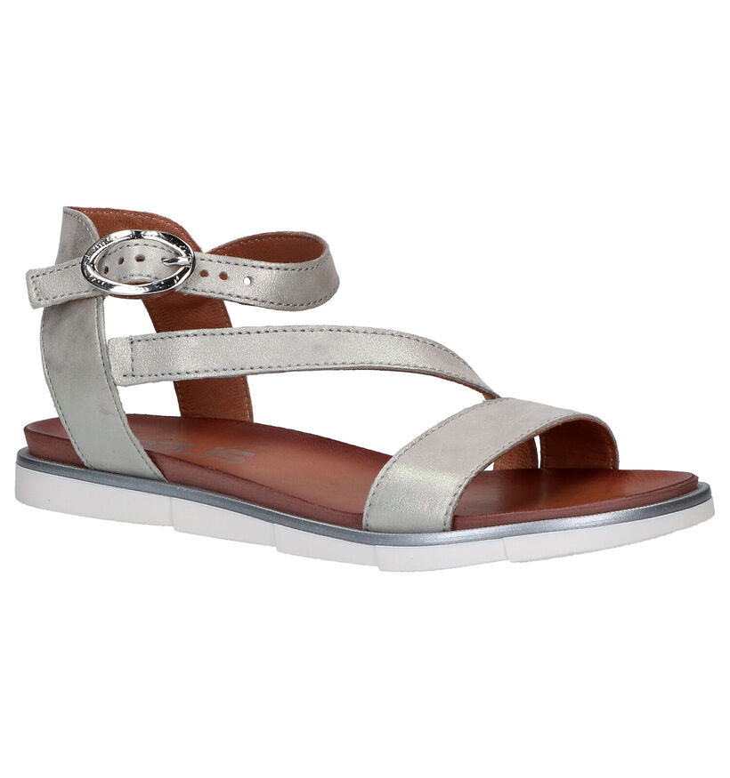 Mjus Oranje Sandalen in nubuck (272846)