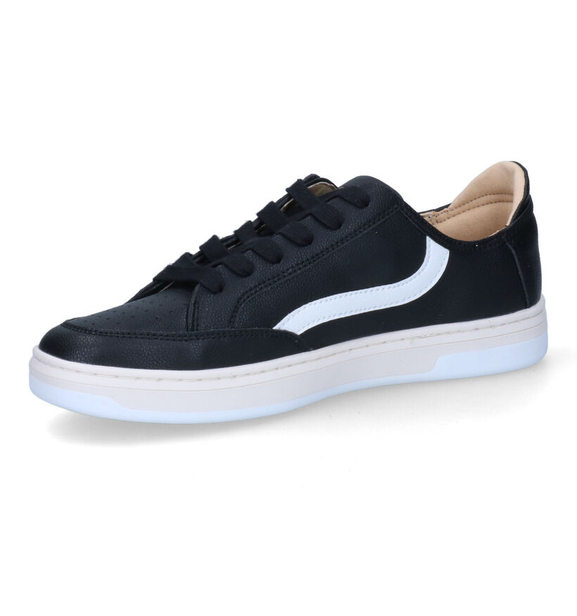 Superdry Vegan Zwarte Sneakers in kunstleer (305771)