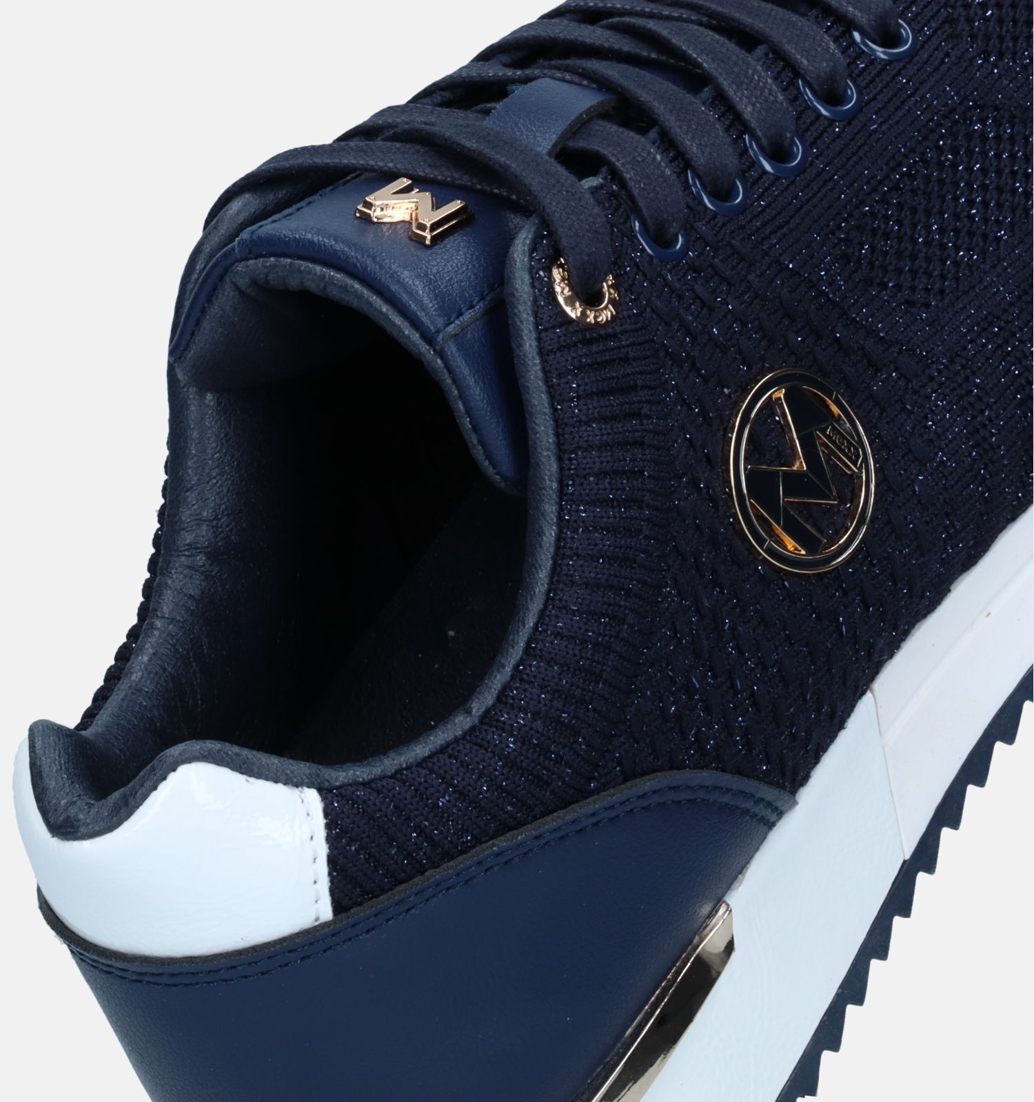 Mexx Gitte Glitter Blauwe Sneakers Dames Sneakers Online op TORFS.BE