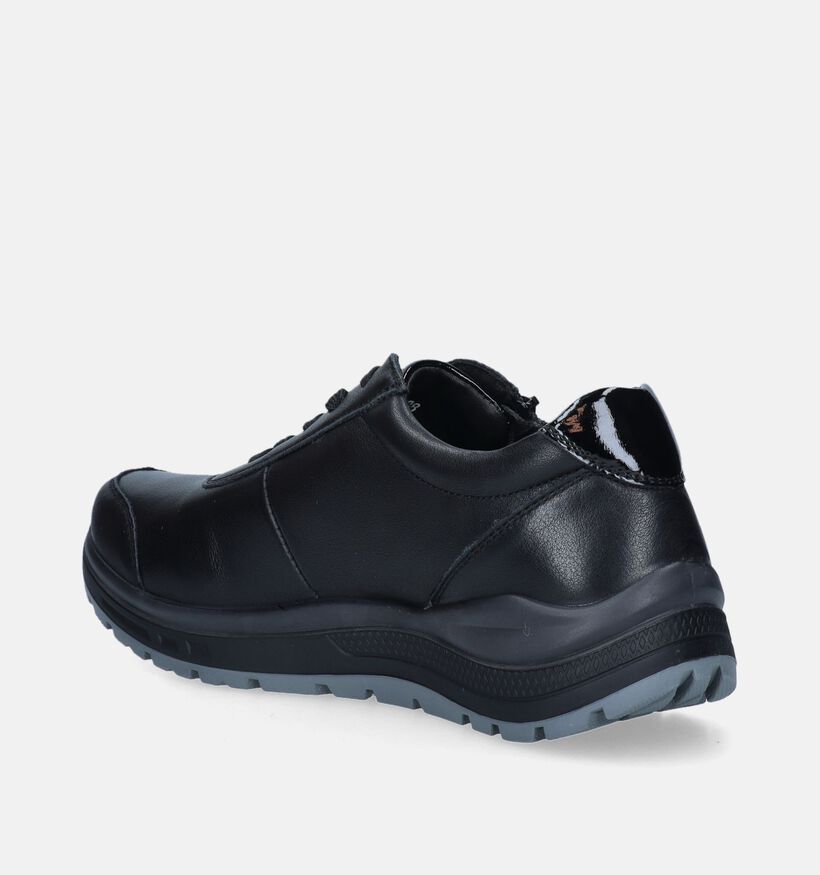 G-Comfort Zwarte Veterschoenen voor dames (348555) - geschikt voor steunzolen
