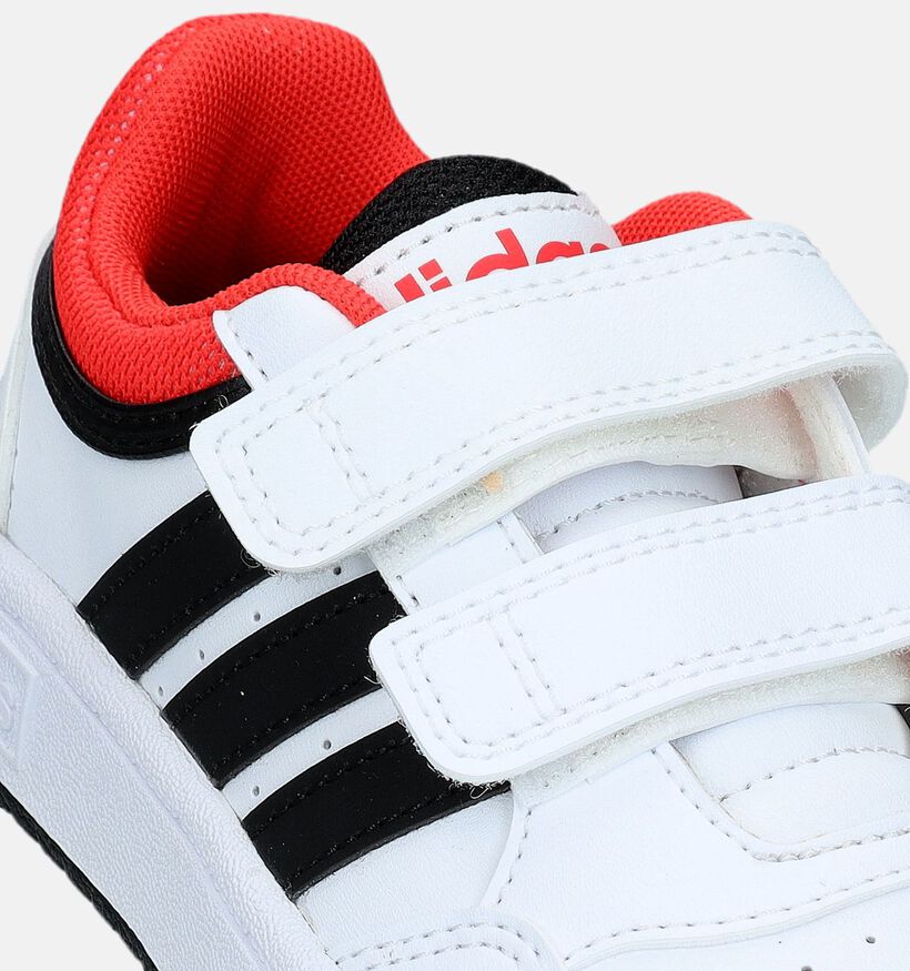 adidas Hoops 3.0 CF Witte Sneakers voor jongens, meisjes (334830)