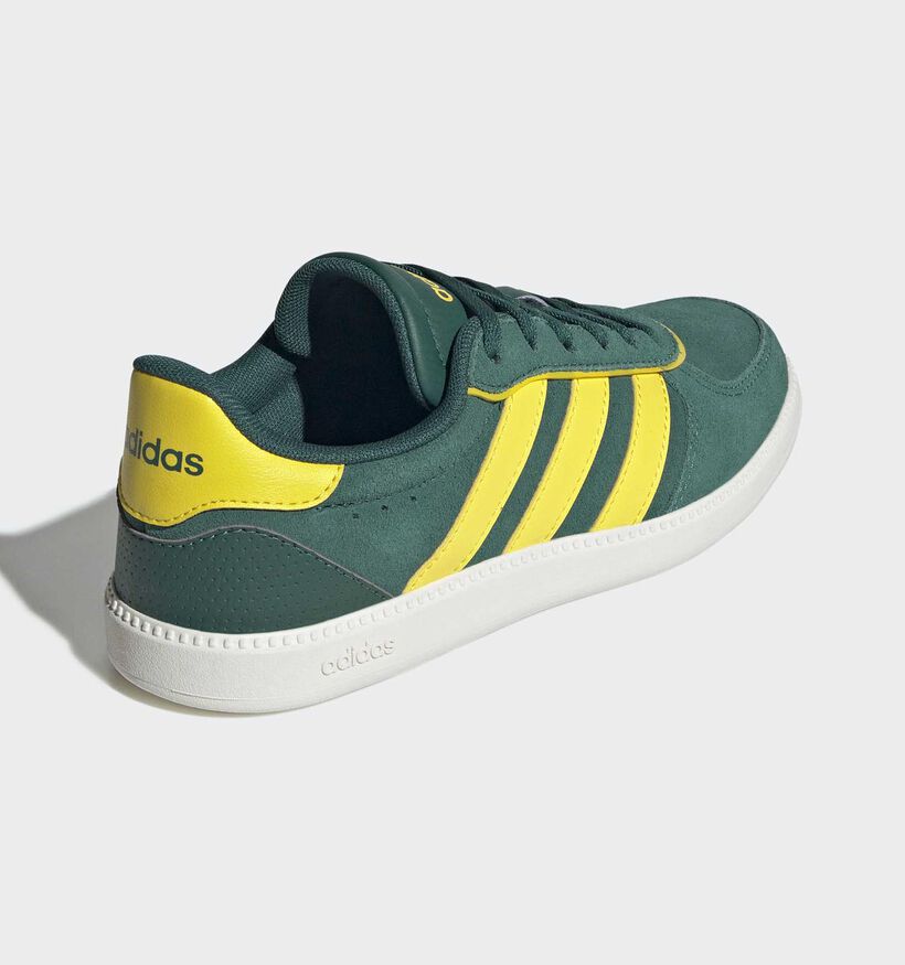 adidas Breaknet Sleek Baskets basses en Vert pour filles (366713) - pour semelles orthop&eacute;diques