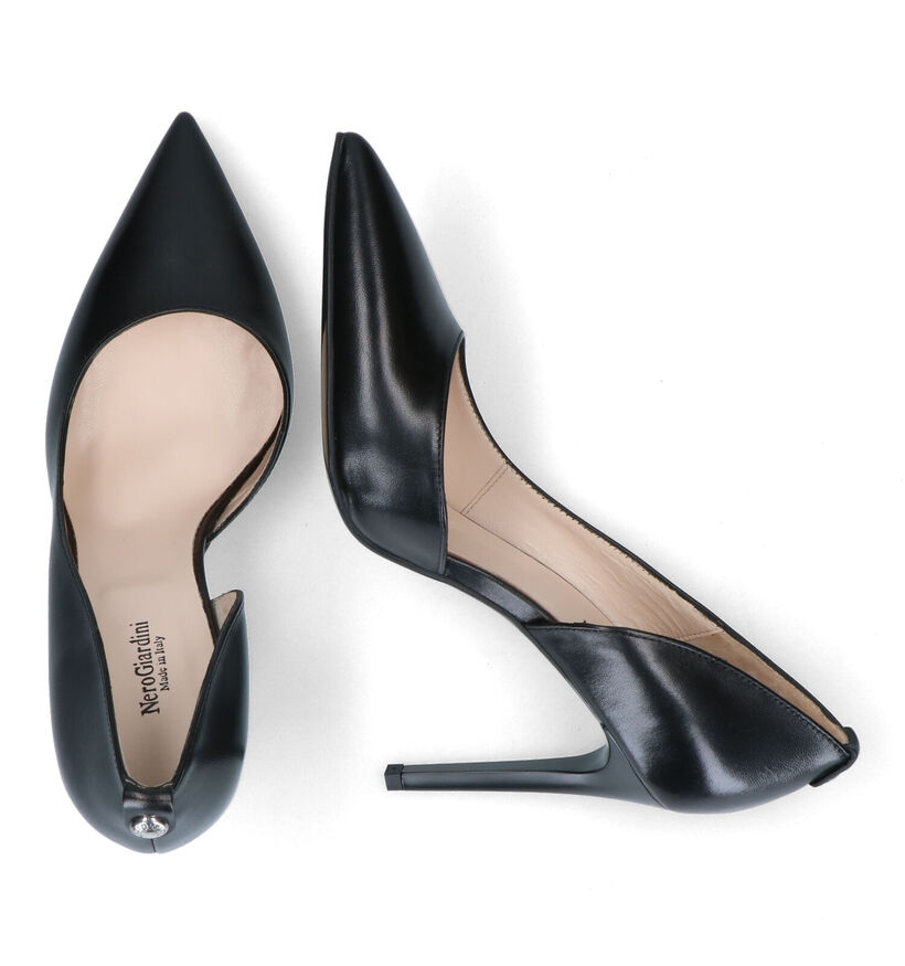 NeroGiardini Zwarte Pumps in leer (321518)