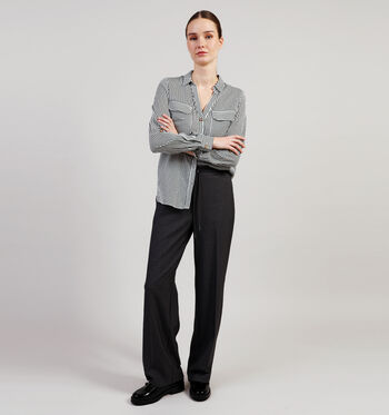 Geklede broek zwart L32 comma Broeken Zwart